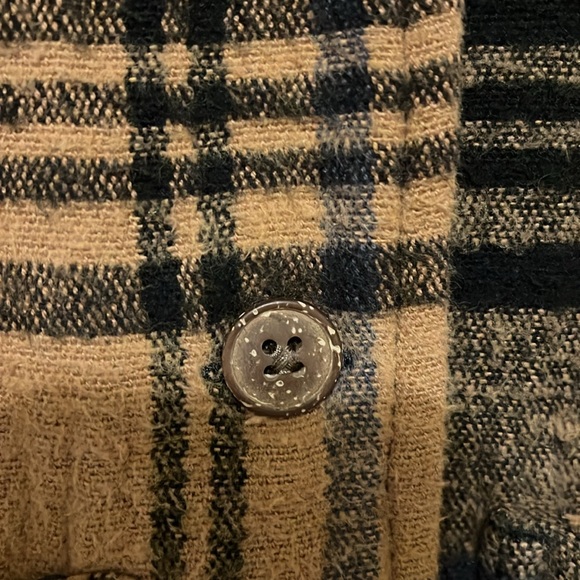 Women’s Flannel Utility Jacket Tentree XS Organic Cotton Plaid Shacket Casual - Picture 4 of 13